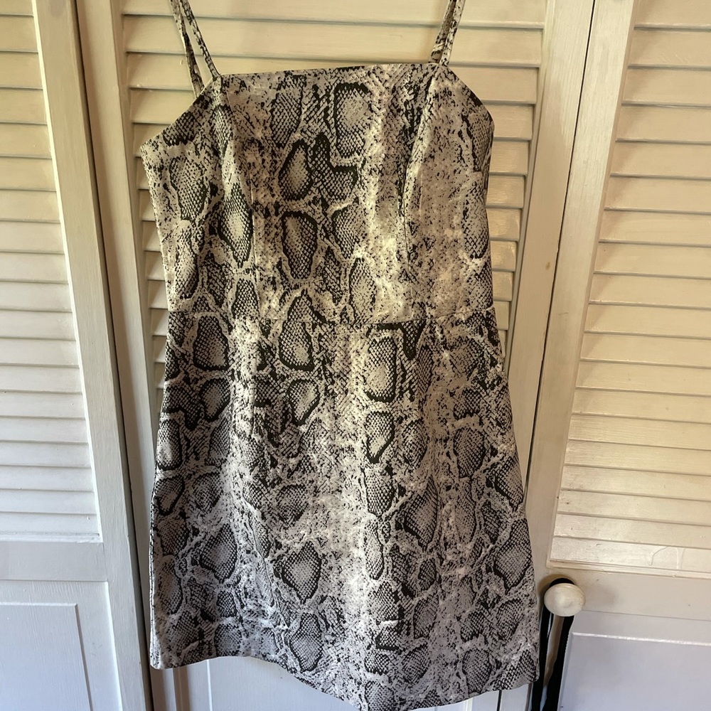 Animal print dress